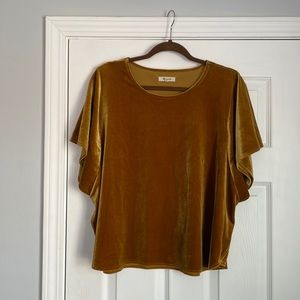 Madewell velvet top